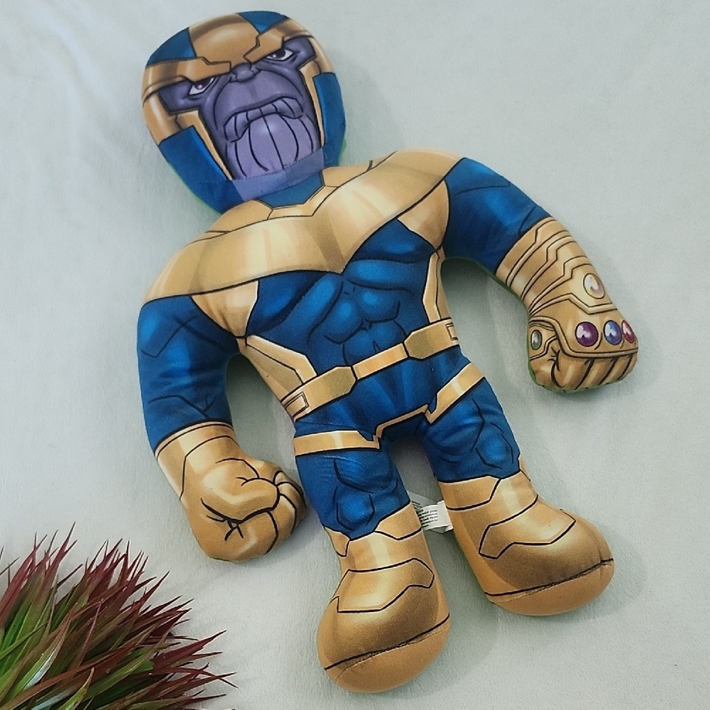 Marvel Thanos Plush Toy - Blue and Gold